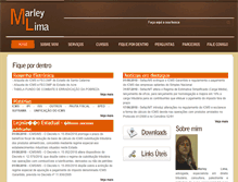 Tablet Screenshot of marleylima.com.br
